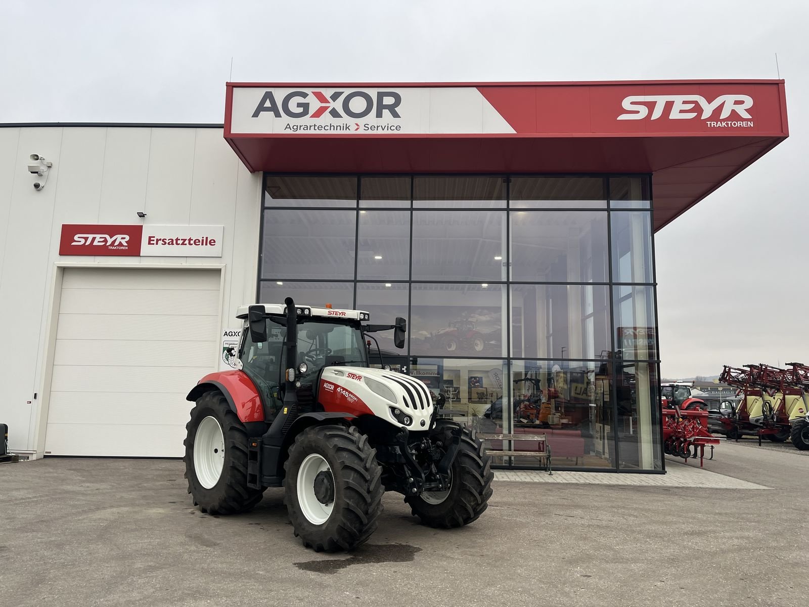 Traktor Türe ait Steyr 4145 Profi CVT, Neumaschine içinde Harmannsdorf (resim 1)