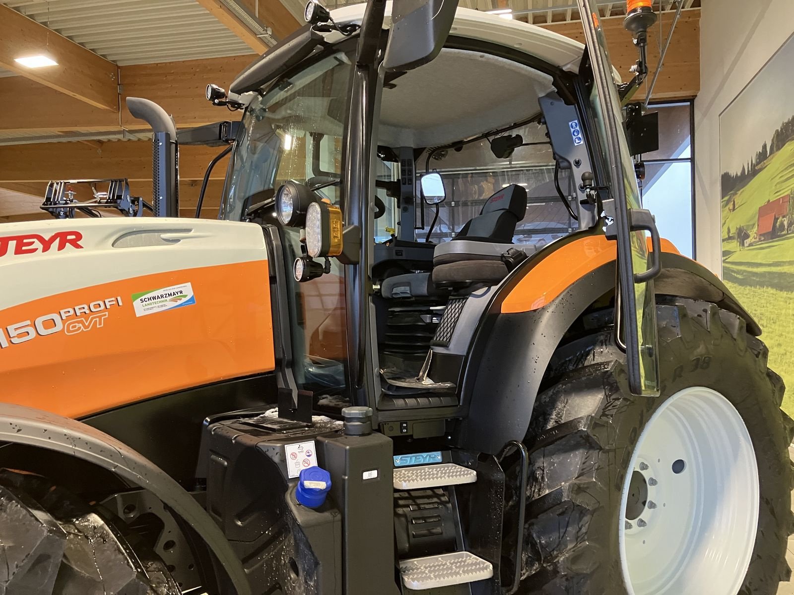 Traktor van het type Steyr 6150 Profi CVT Kommunal, Vorführmaschine in Schlitters (Foto 24)