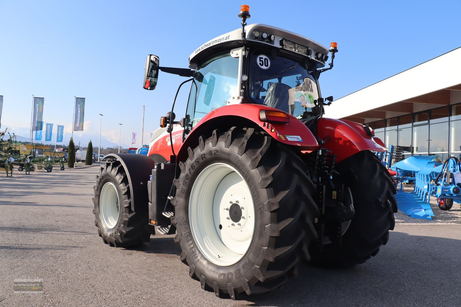 Traktor des Typs Steyr 6165 Impuls CVT, Mietmaschine in Gampern (Bild 4)
