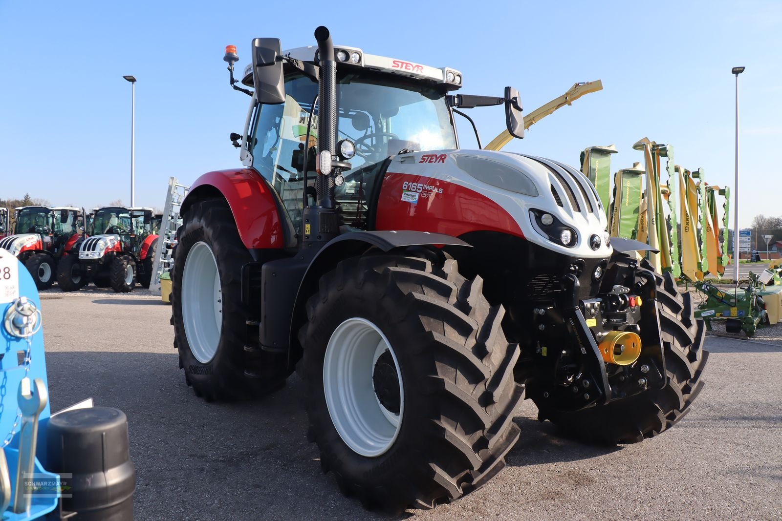 Traktor des Typs Steyr 6165 Impuls CVT, Mietmaschine in Gampern (Bild 2)
