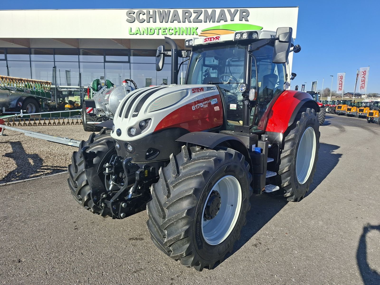 Traktor tipa Steyr 6175 Impuls CVT, Mietmaschine u Harmannsdorf (Slika 1)