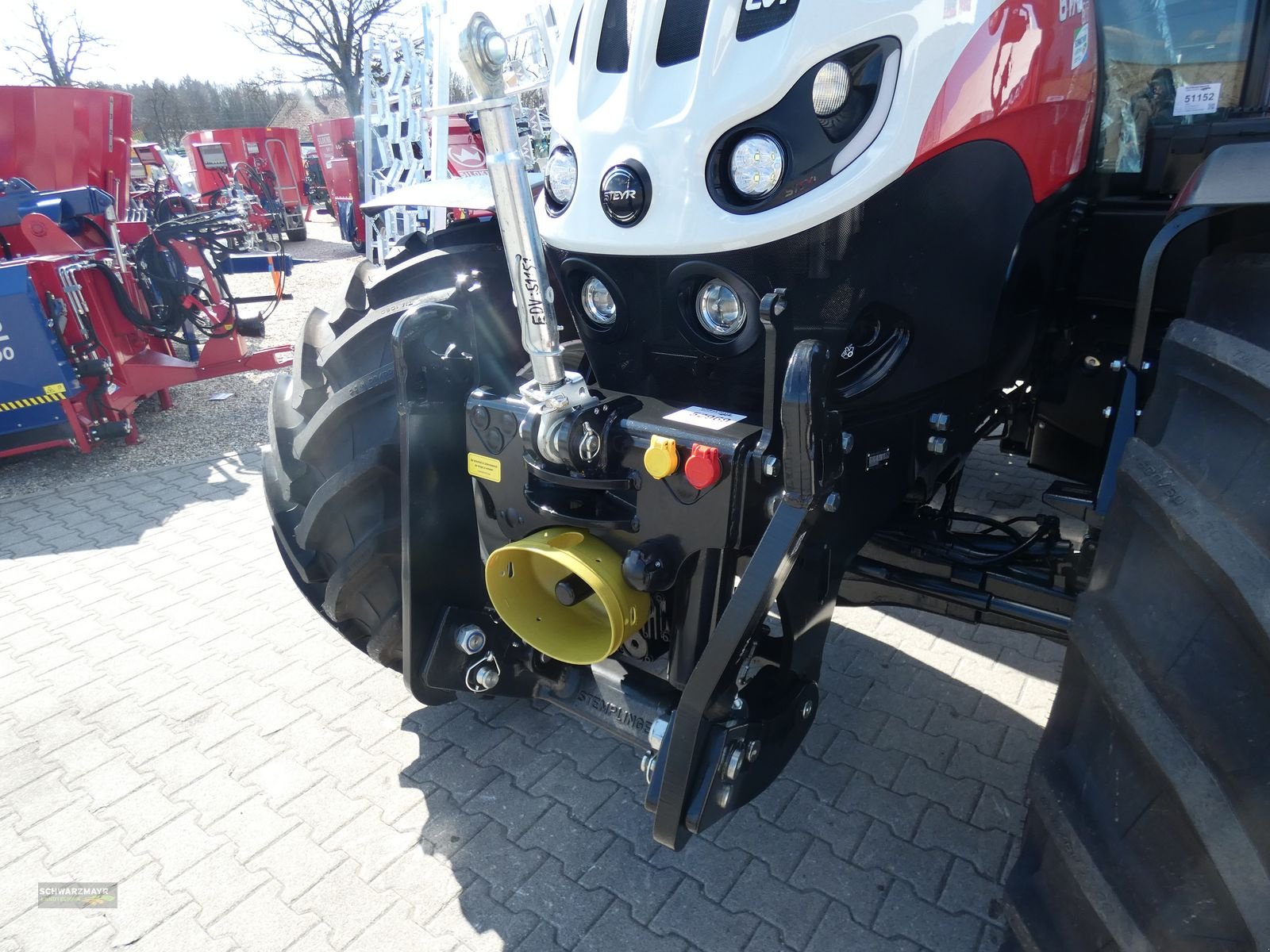 Traktor of the type Steyr 6175 Impuls CVT, Neumaschine in Aurolzmünster (Picture 10)