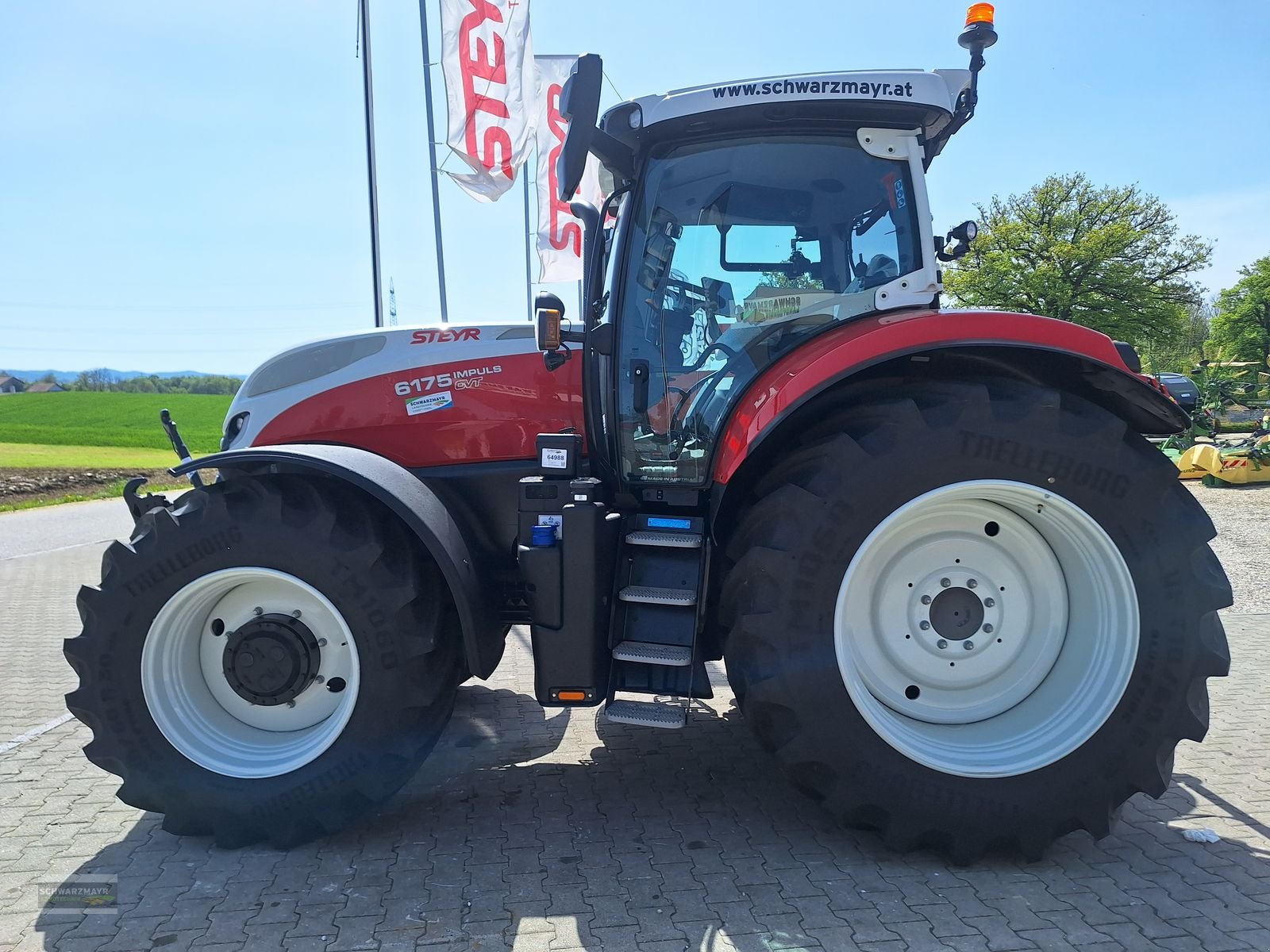 Traktor Türe ait Steyr 6175 Impuls CVT, Neumaschine içinde Aurolzmünster (resim 7)