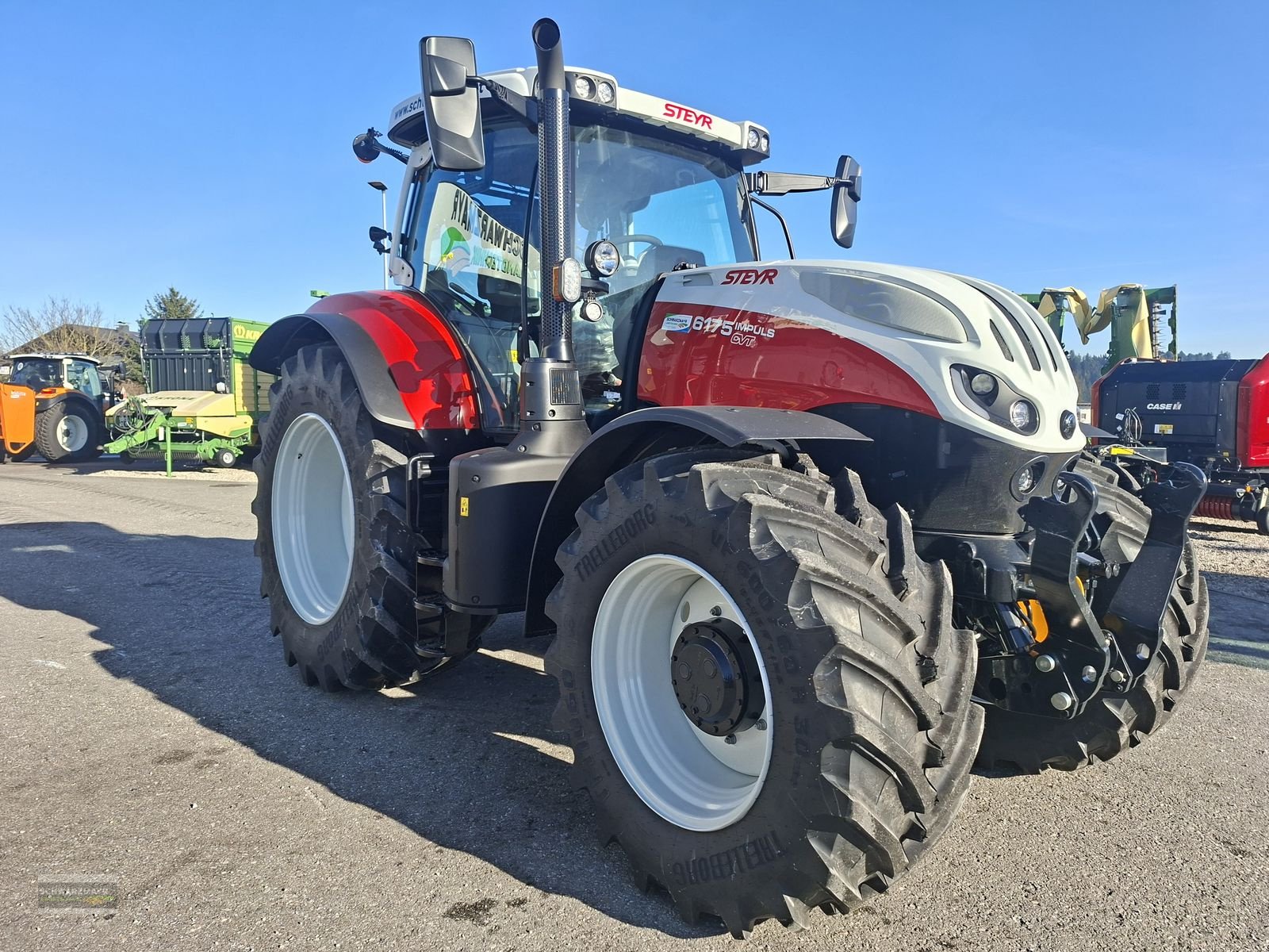 Traktor des Typs Steyr 6175 Impuls CVT, Vorführmaschine in Gampern (Bild 5)