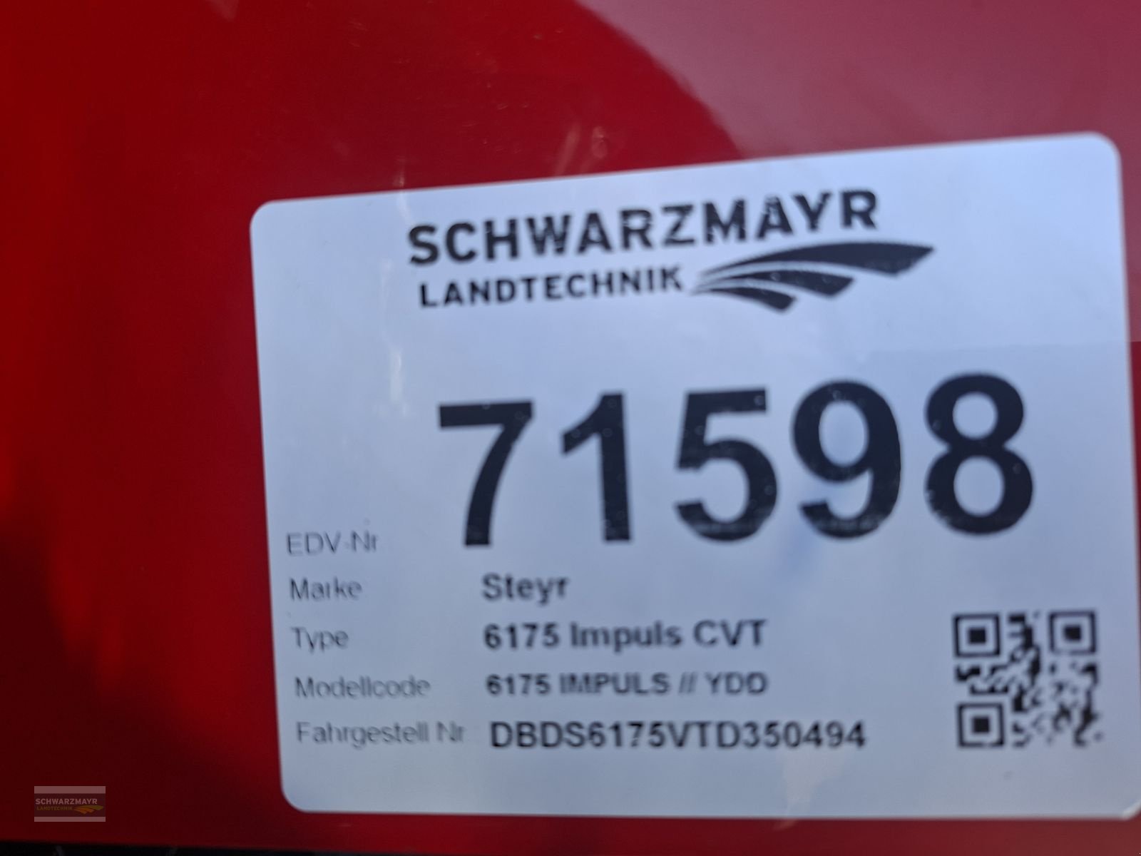 Traktor του τύπου Steyr 6175 Impuls CVT, Neumaschine σε Gampern (Φωτογραφία 23)