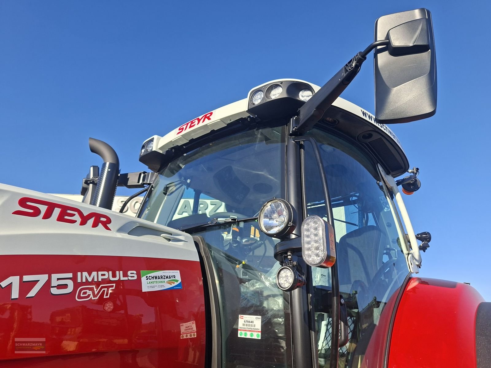 Traktor del tipo Steyr 6175 Impuls CVT, Mietmaschine en Gampern (Imagen 17)