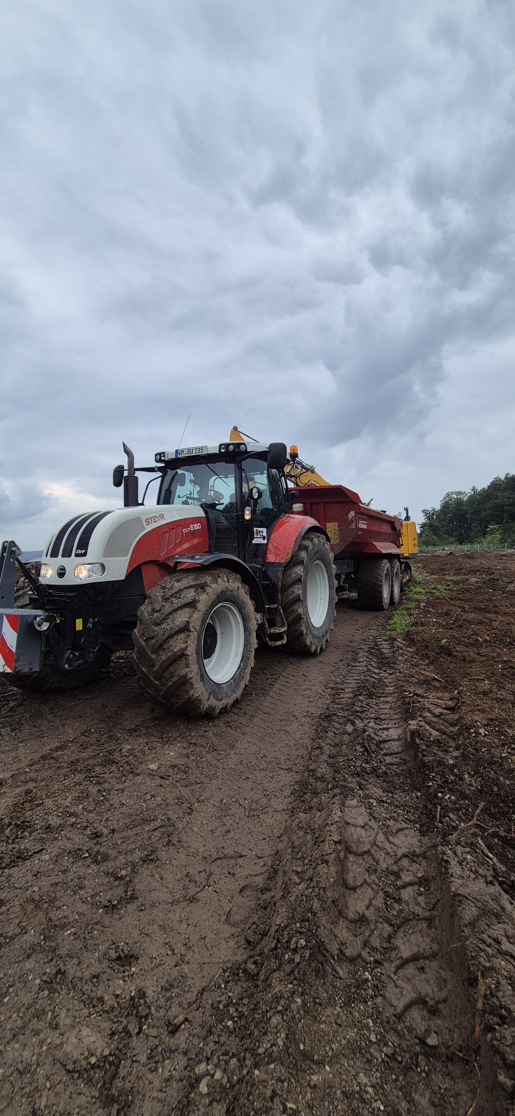 Traktor van het type Steyr 6180 CVT, Gebrauchtmaschine in steingaden (Foto 1)