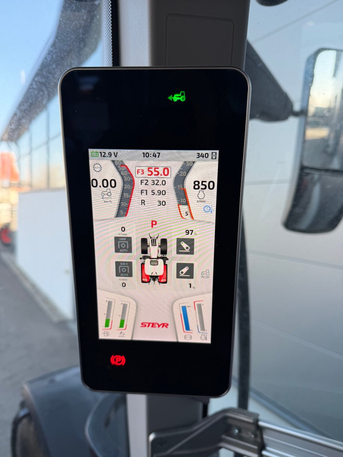 Traktor Türe ait Steyr 6200 Absolut CVT, Gebrauchtmaschine içinde Ingolstadt (resim 6)