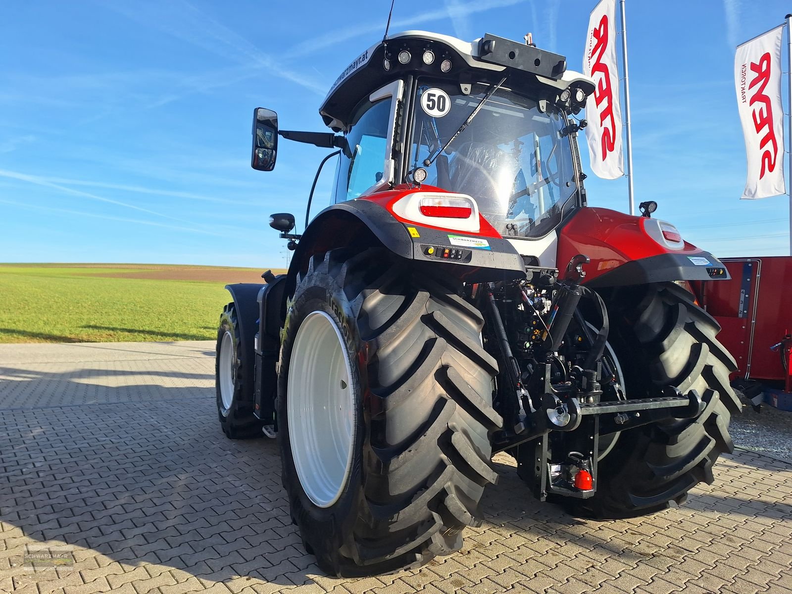 Traktor Türe ait Steyr 6200 Absolut, Neumaschine içinde Aurolzmünster (resim 5)