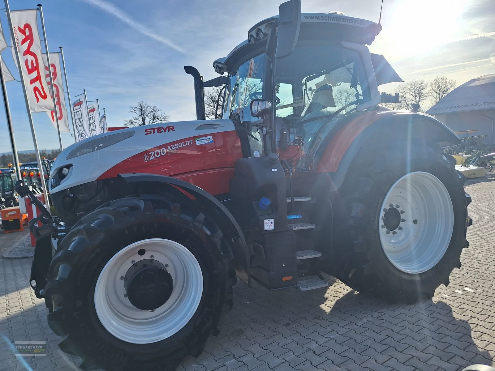 Traktor Türe ait Steyr 6200 Absolut, Neumaschine içinde Aurolzmünster (resim 7)
