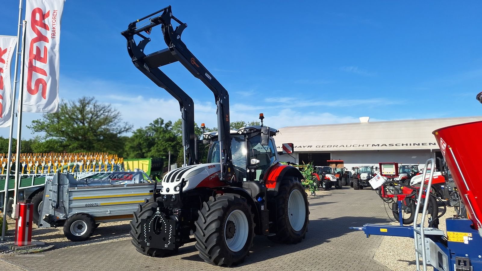 Traktor des Typs Steyr 6240 ABSOLUT CVT, Neumaschine in Aurolzmünster (Bild 2)