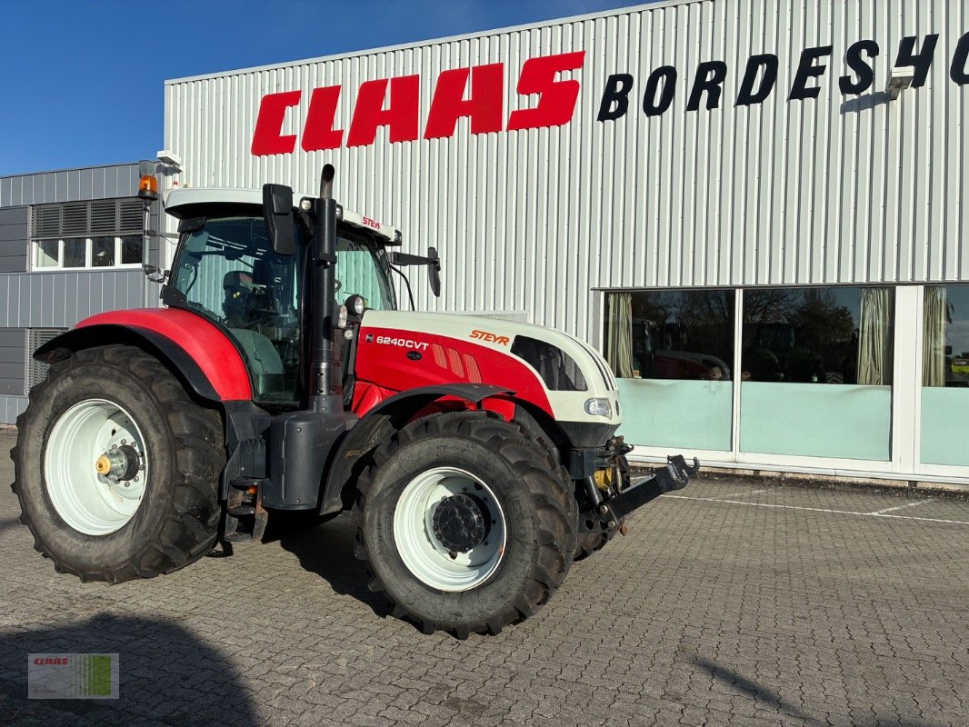 Traktor типа Steyr 6240 CVT (inkl. RTK Lenksystem), Gebrauchtmaschine в Bordesholm (Фотография 7)