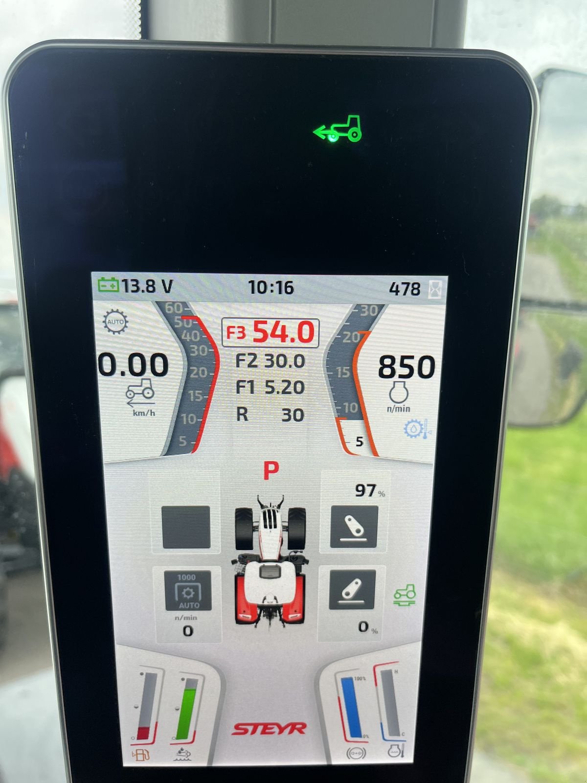 Traktor του τύπου Steyr 6280 Absolut CVT, Gebrauchtmaschine σε Harmannsdorf (Φωτογραφία 13)