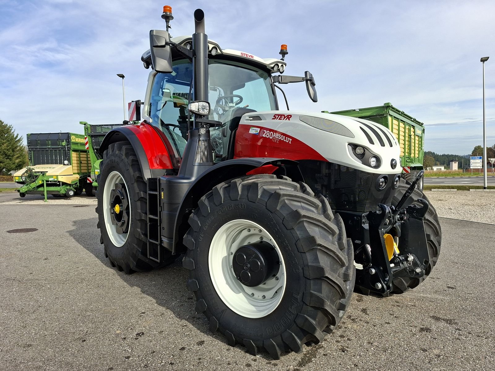 Traktor a típus Steyr 6280 ABSOLUT CVT, Mietmaschine ekkor: Harmannsdorf (Kép 5)