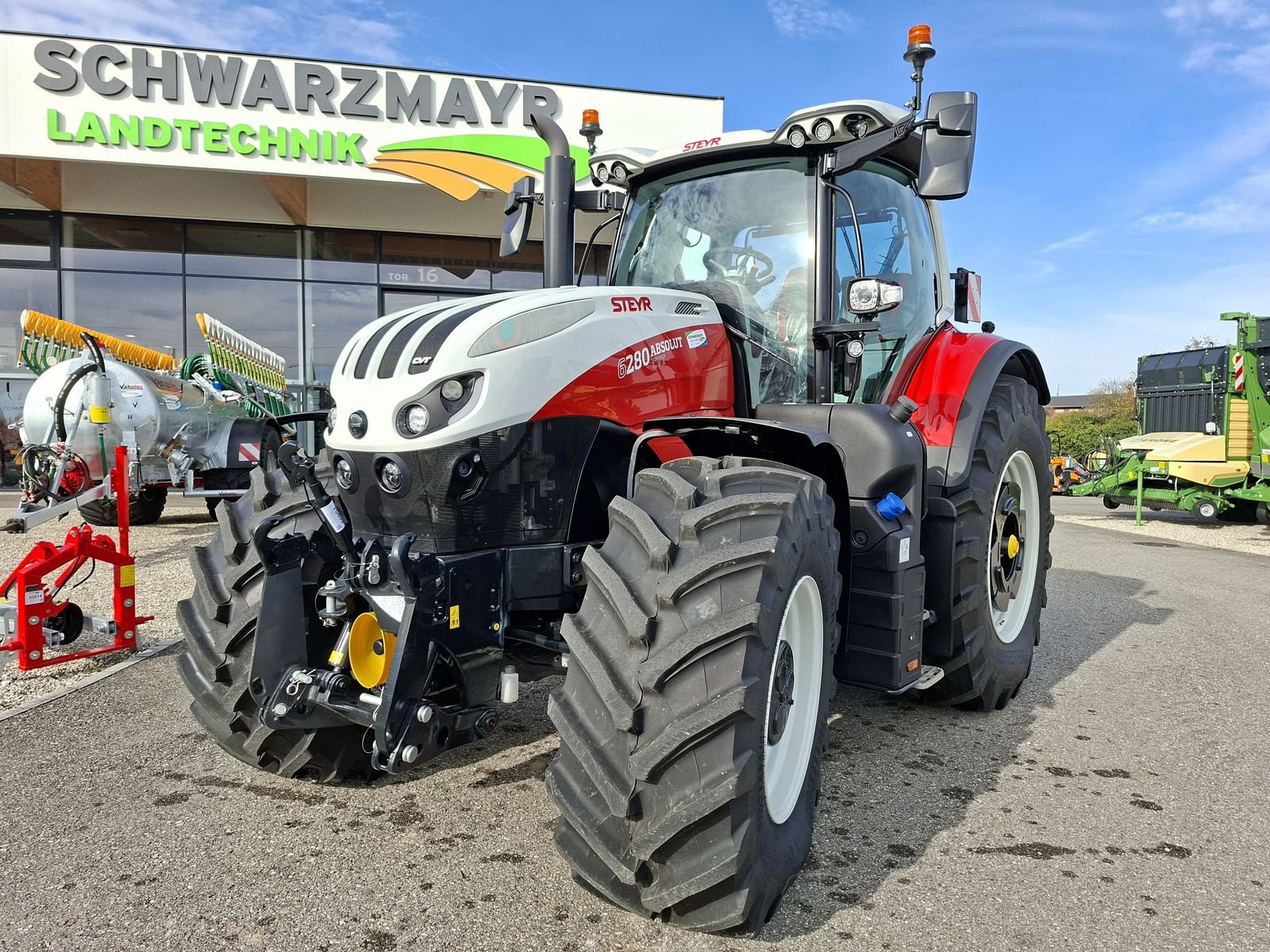 Traktor a típus Steyr 6280 ABSOLUT CVT, Mietmaschine ekkor: Harmannsdorf (Kép 3)