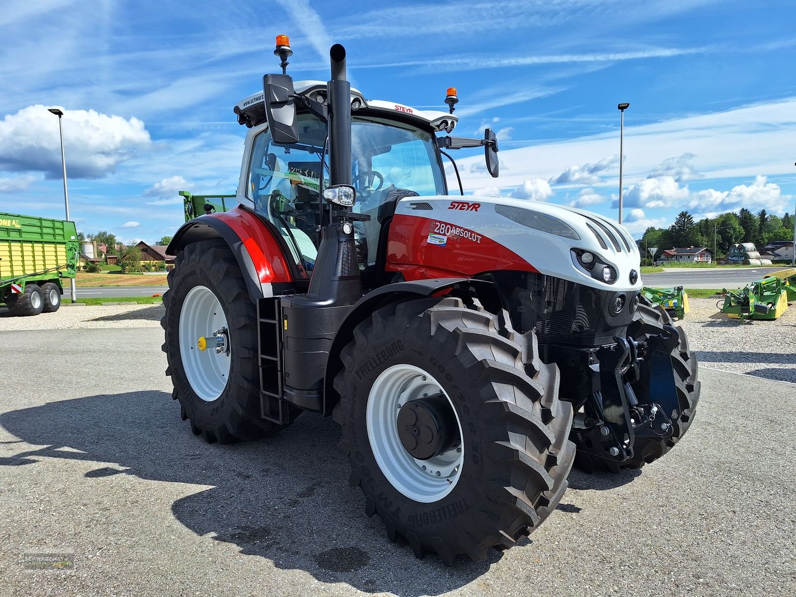 Traktor des Typs Steyr 6280 ABSOLUT CVT, Mietmaschine in Gampern (Bild 4)