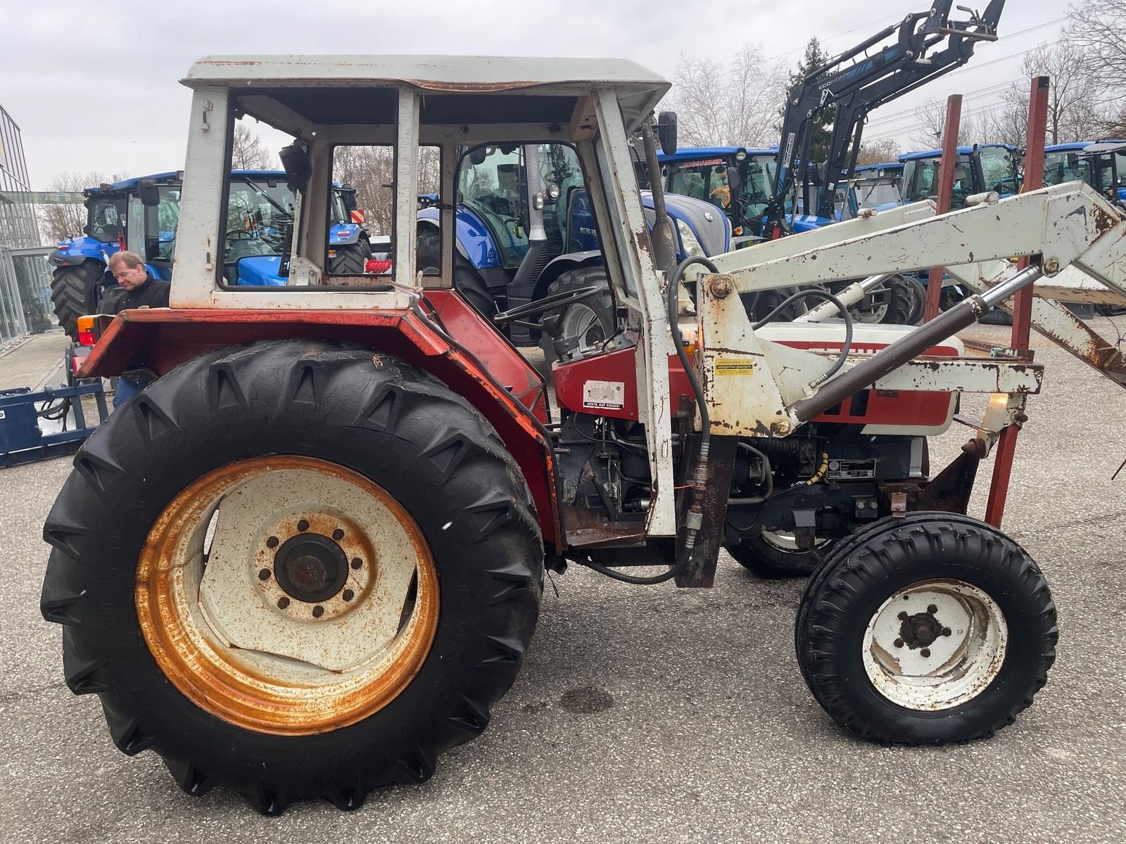 Traktor типа Steyr 8055 (FS), Gebrauchtmaschine в Burgkirchen (Фотография 6)