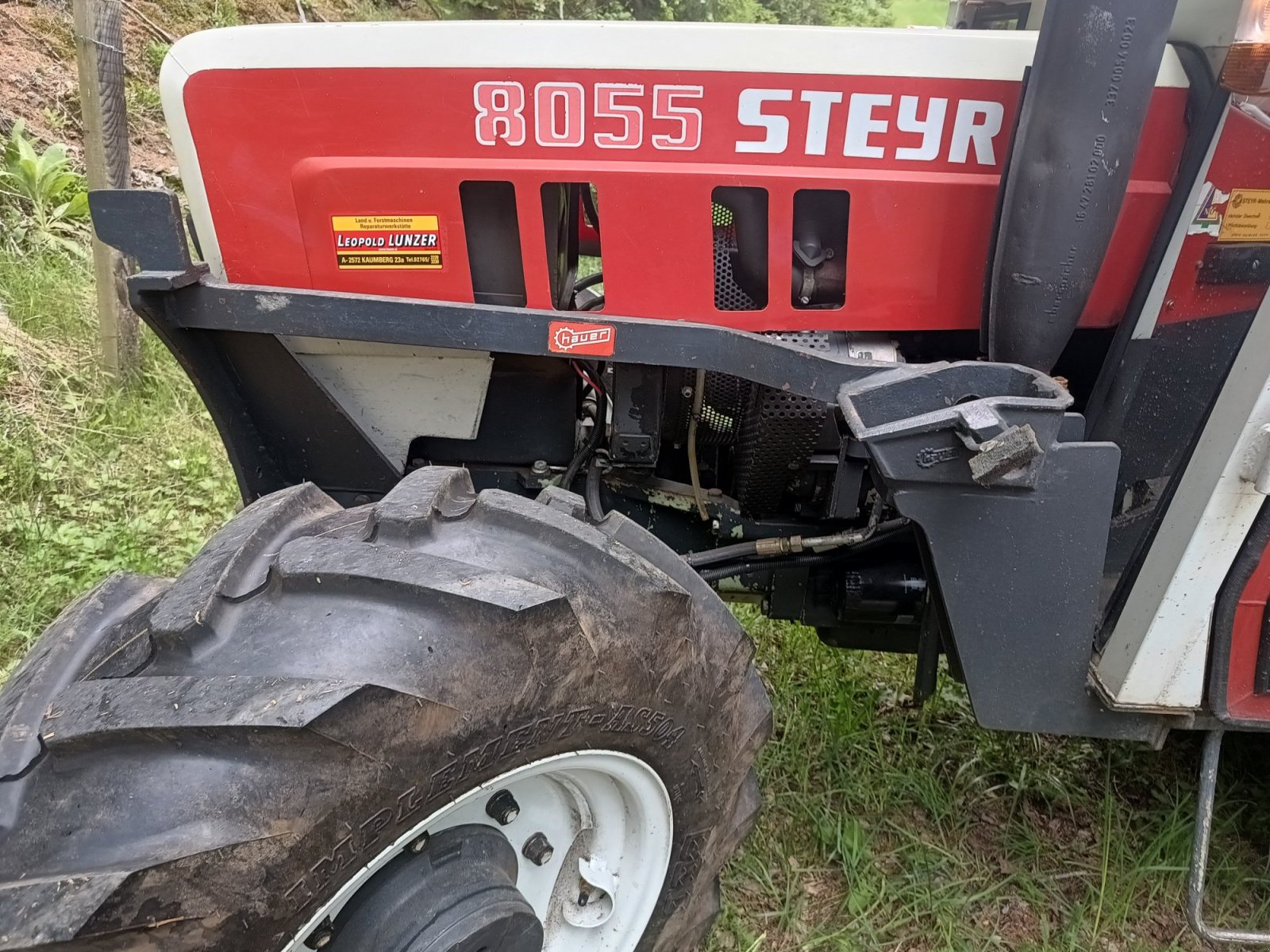 Traktor типа Steyr 8055, Gebrauchtmaschine в Friesach (Фотография 9)