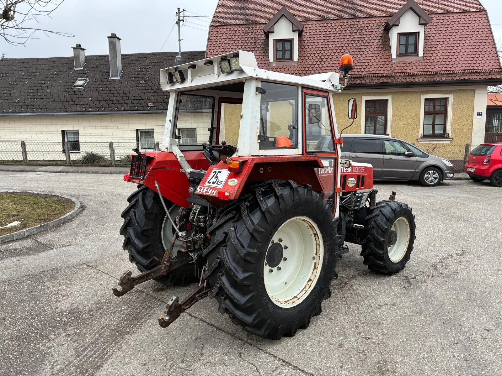 Traktor Türe ait Steyr 8065 A T, Gebrauchtmaschine içinde Kirchdorf (resim 3)
