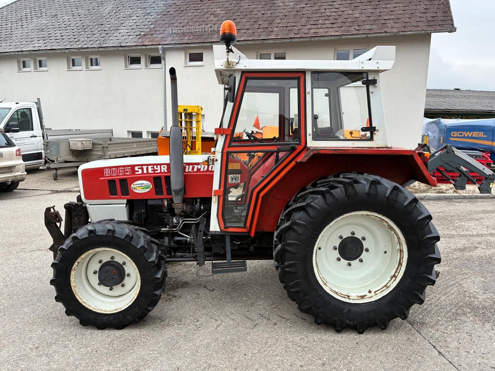 Traktor Türe ait Steyr 8065 A T, Gebrauchtmaschine içinde Kirchdorf (resim 8)