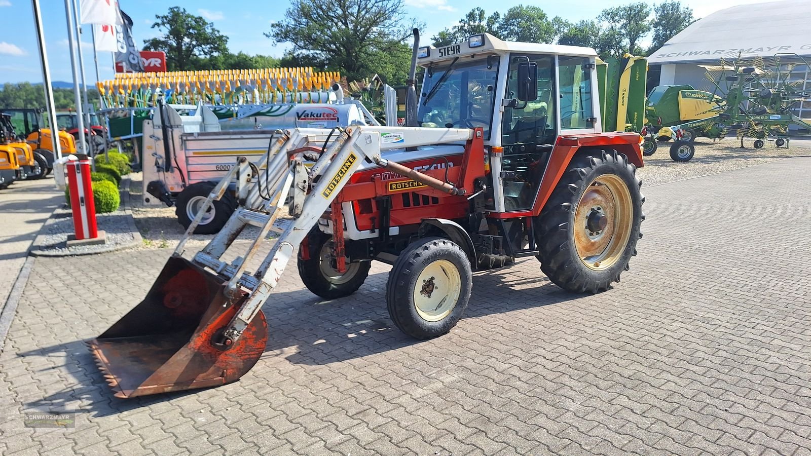 Traktor des Typs Steyr 8070 SK 2 (KK), Gebrauchtmaschine in Aurolzmünster (Bild 8)