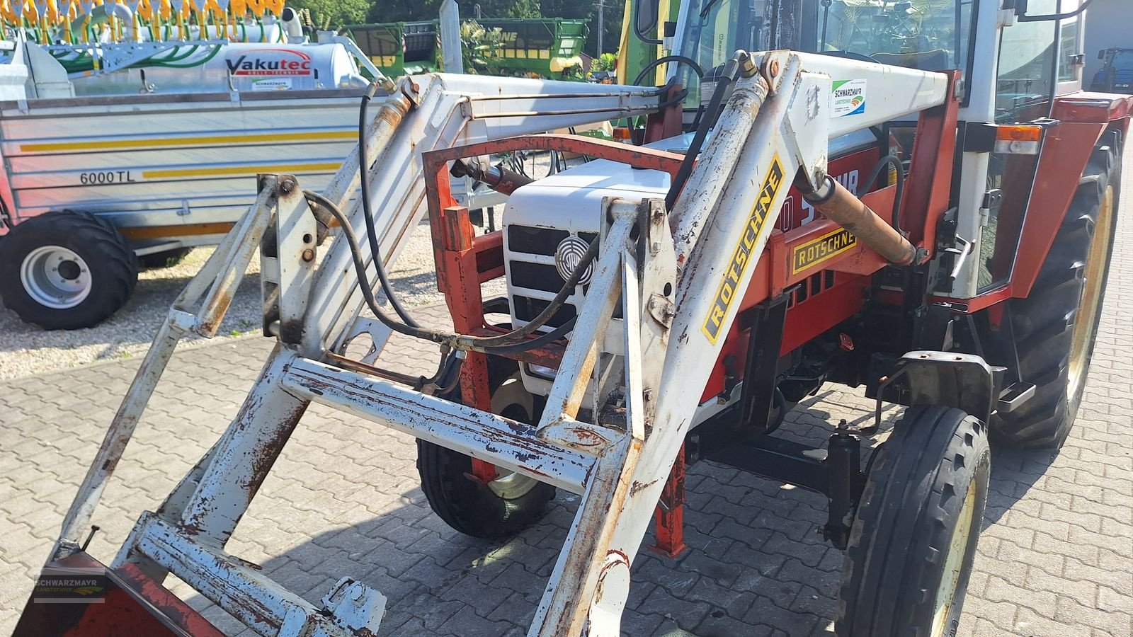 Traktor des Typs Steyr 8070 SK 2 (KK), Gebrauchtmaschine in Aurolzmünster (Bild 11)