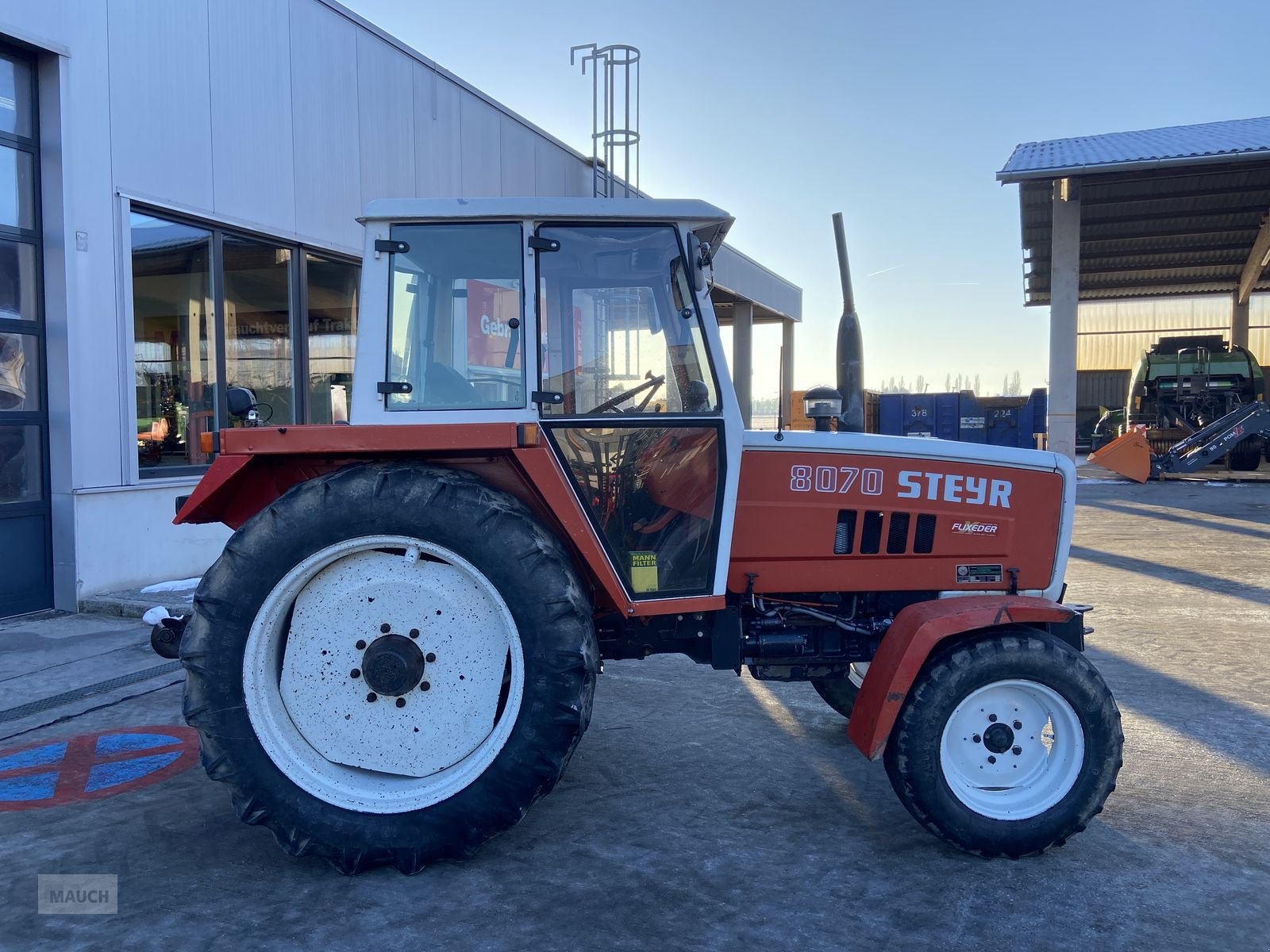 Traktor Türe ait Steyr 8070, Gebrauchtmaschine içinde Burgkirchen (resim 4)