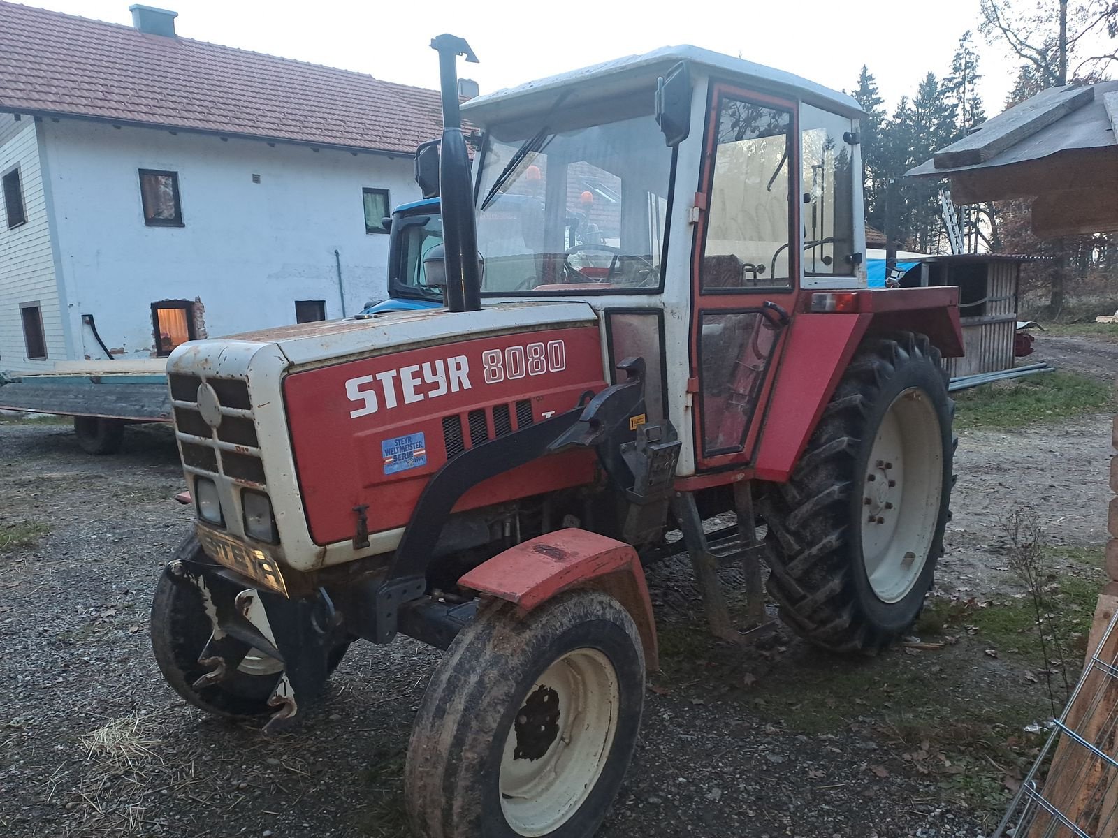 Traktor van het type Steyr 8080 SK1, Gebrauchtmaschine in Burgkirchen (Foto 3)