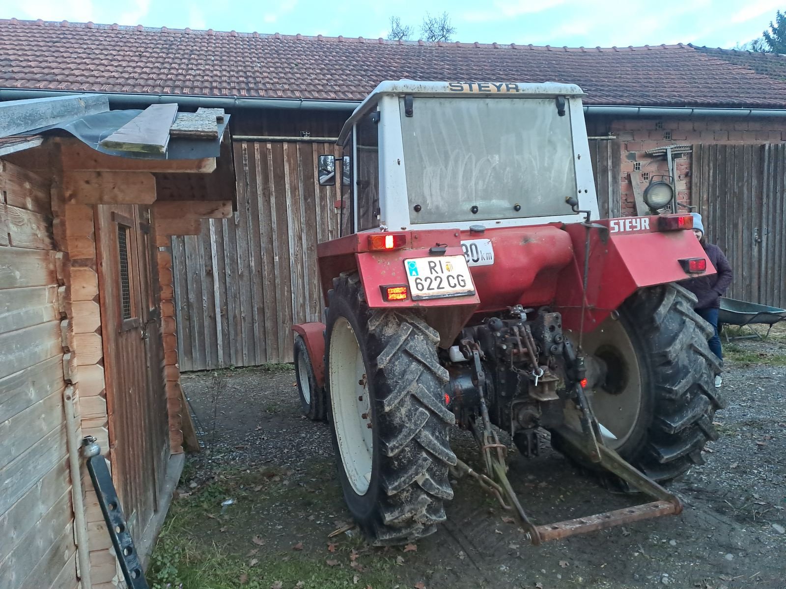 Traktor van het type Steyr 8080 SK1, Gebrauchtmaschine in Burgkirchen (Foto 5)