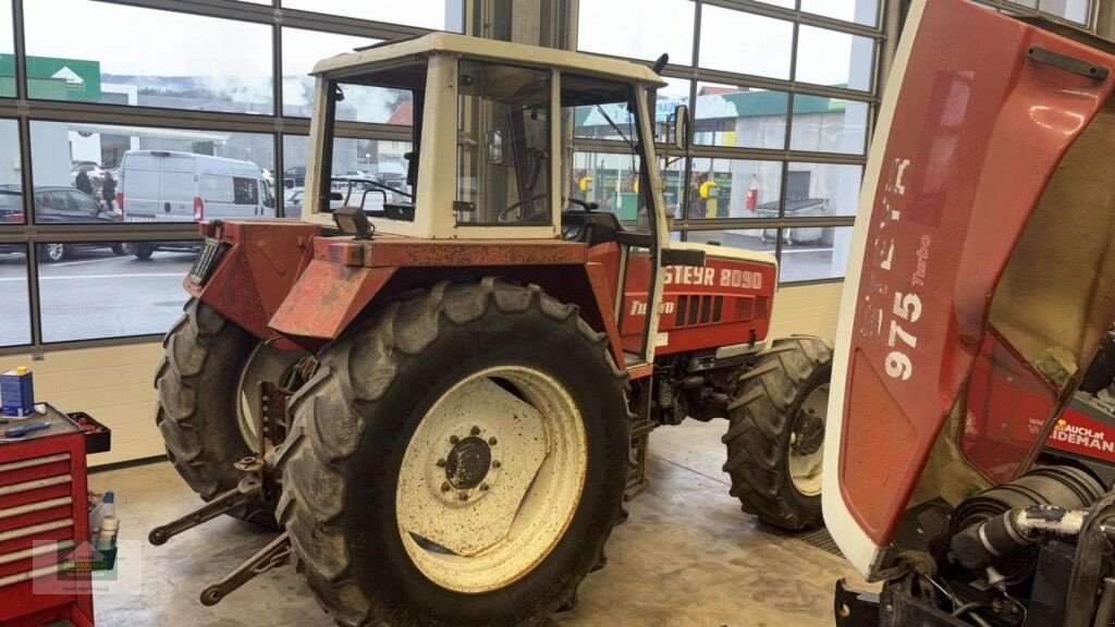 Traktor Türe ait Steyr 8090 A, Gebrauchtmaschine içinde Klagenfurt (resim 4)