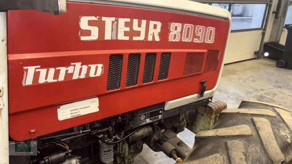 Traktor Türe ait Steyr 8090 A, Gebrauchtmaschine içinde Klagenfurt (resim 3)