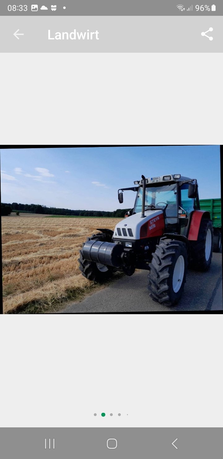 Traktor of the type Steyr 9078, Gebrauchtmaschine in Rohr (Picture 1)