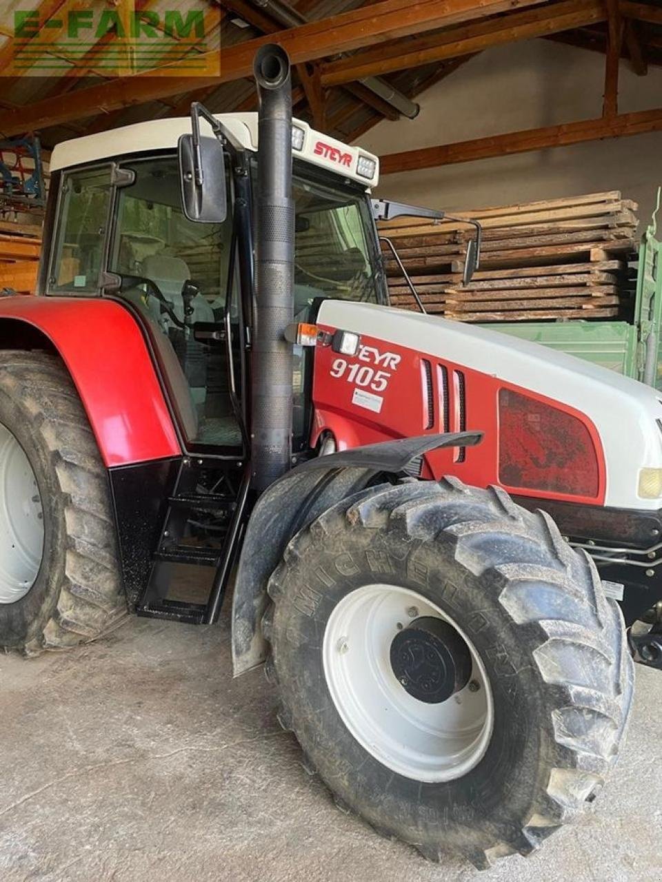 Traktor типа Steyr 9105 a profi, Gebrauchtmaschine в SANKT MARIENKIRCHEN BEI SCHÄRDING (Фотография 3)