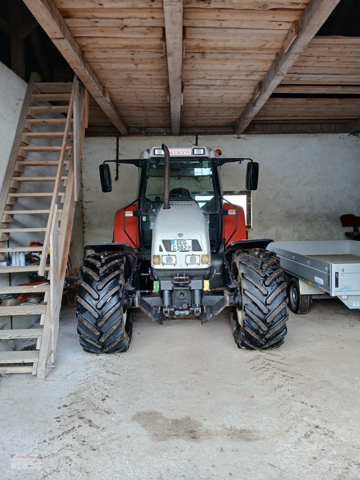 Traktor типа Steyr 9105, Gebrauchtmaschine в Schwandorf (Фотография 11)