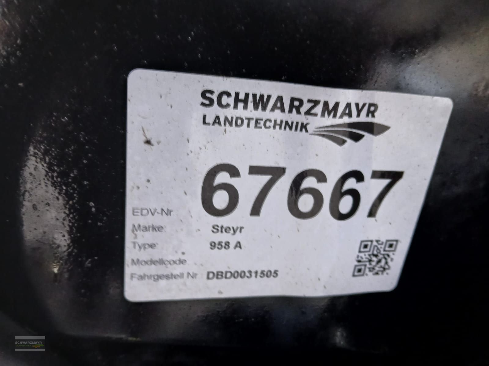 Traktor типа Steyr 958 M A, Gebrauchtmaschine в Aurolzmünster (Фотография 16)