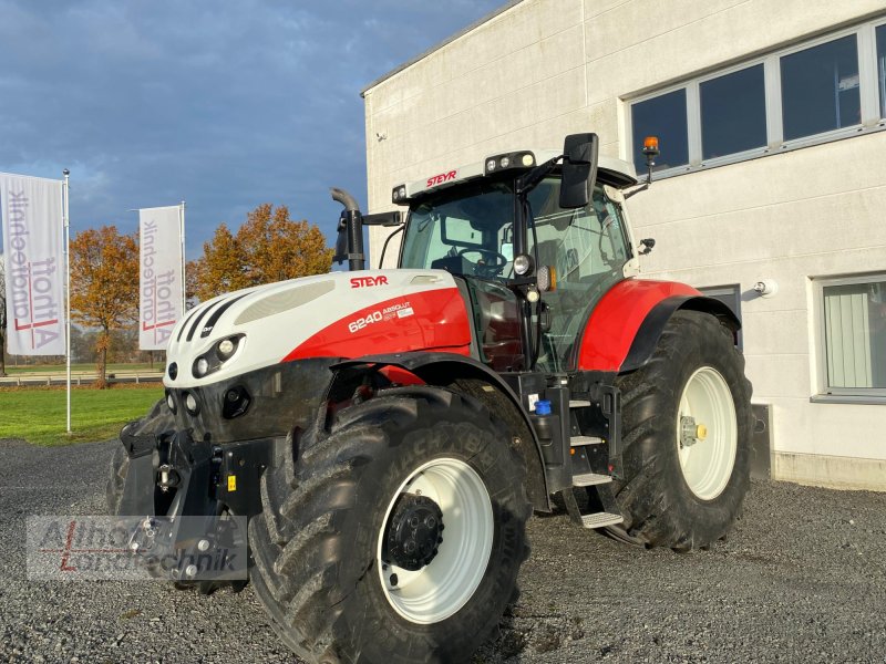 Traktor of the type Steyr Absolut 6240 CVT inkl. Lenksystem, Gebrauchtmaschine in Wabern (Picture 1)