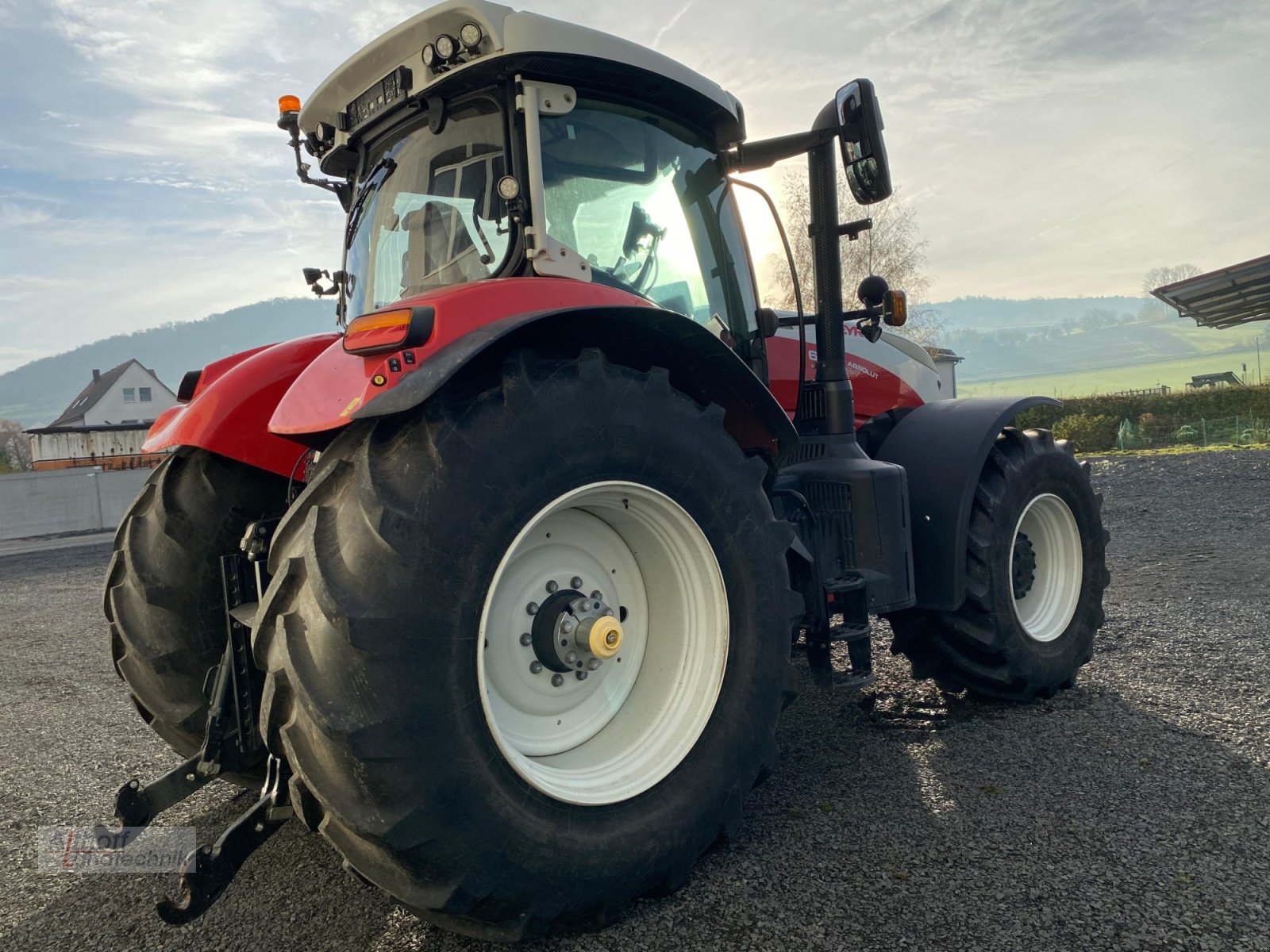 Traktor типа Steyr Absolut 6240 CVT inkl. Lenksystem, Gebrauchtmaschine в Wabern (Фотография 4)
