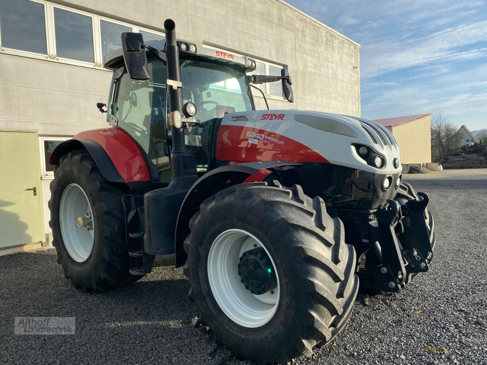 Traktor типа Steyr Absolut 6240 CVT inkl. Lenksystem, Gebrauchtmaschine в Wabern (Фотография 5)