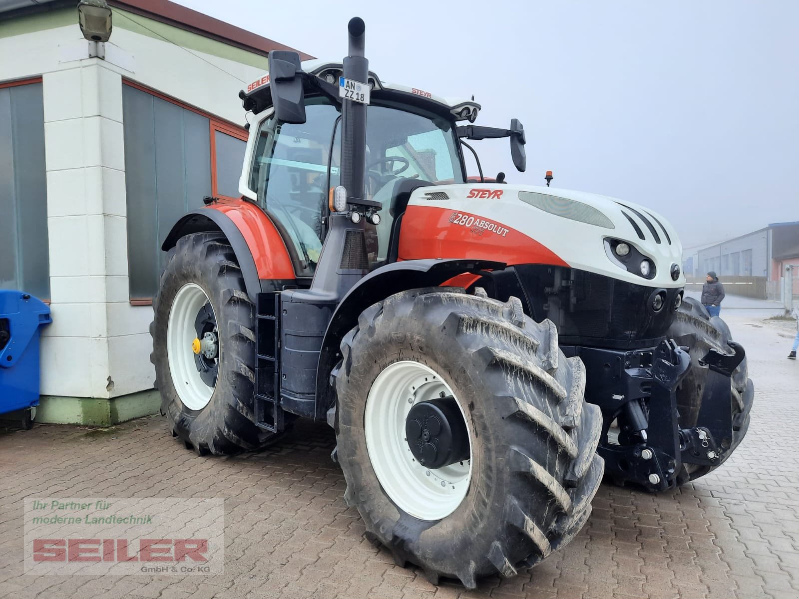 Traktor typu Steyr Absolut 6280 CVT S-Connect, Gebrauchtmaschine v Ansbach (Obrázek 2)