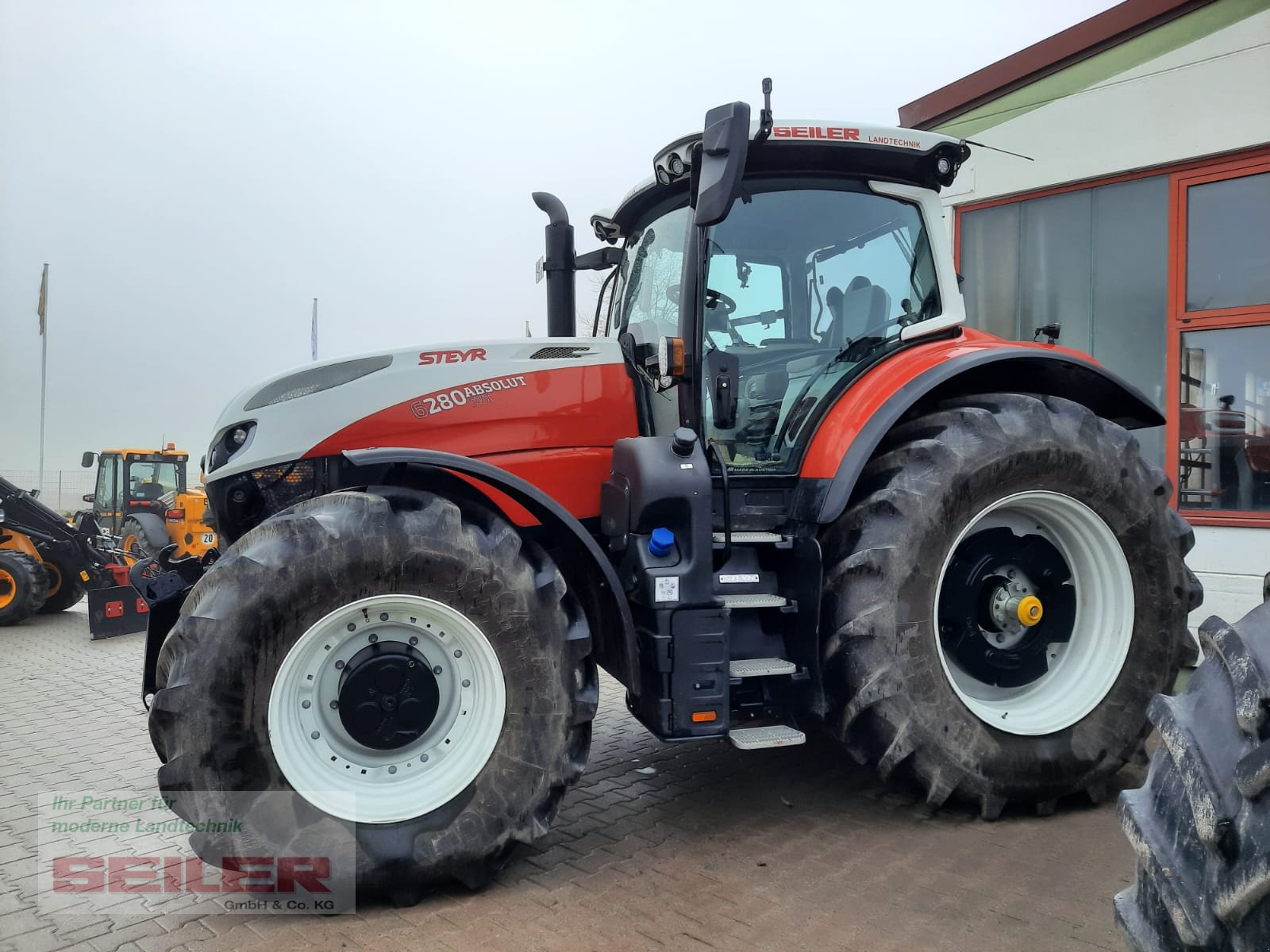 Traktor typu Steyr Absolut 6280 CVT S-Connect, Gebrauchtmaschine v Ansbach (Obrázek 4)