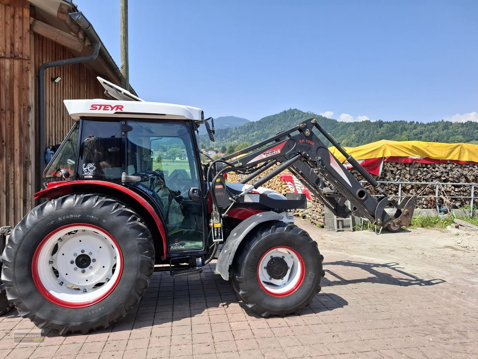 Traktor typu Steyr Kompakt 375 A Komfort, Gebrauchtmaschine v Gampern (Obrázek 3)