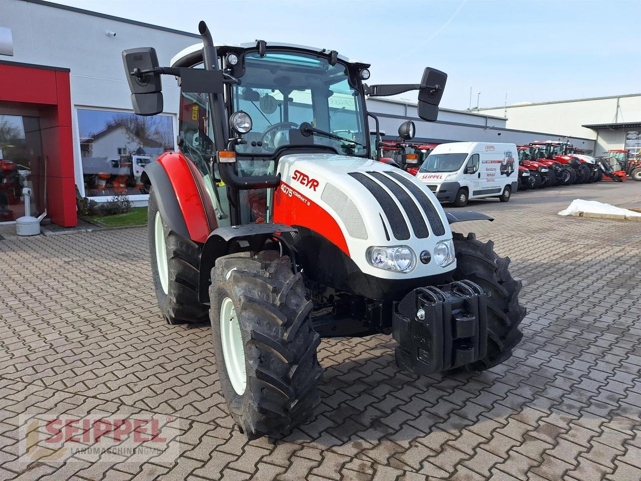 Traktor Türe ait Steyr KOMPAKT 4075 S, Neumaschine içinde Groß-Umstadt (resim 2)