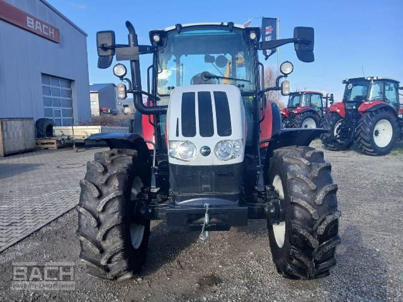 Traktor Türe ait Steyr KOMPAKT 4080 POWERSHUTTLE, Neumaschine içinde Boxberg-Seehof (resim 2)