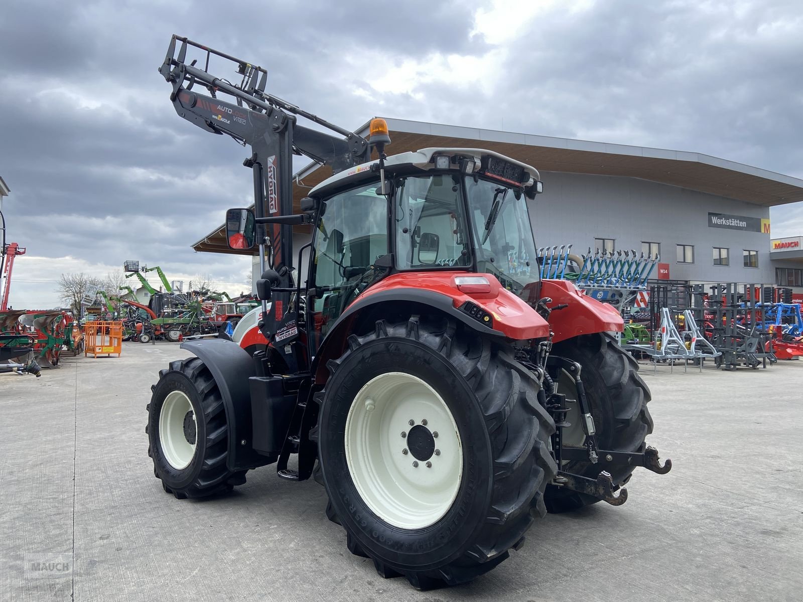 Traktor a típus Steyr MULTI 4105 + Hydrac Autolock - Frontlader, Gebrauchtmaschine ekkor: Burgkirchen (Kép 9)