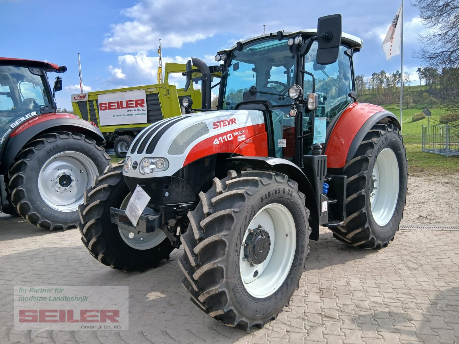 Traktor typu Steyr Multi 4110 - voll gefedert!, Neumaschine v Burghaslach (Obrázok 1)