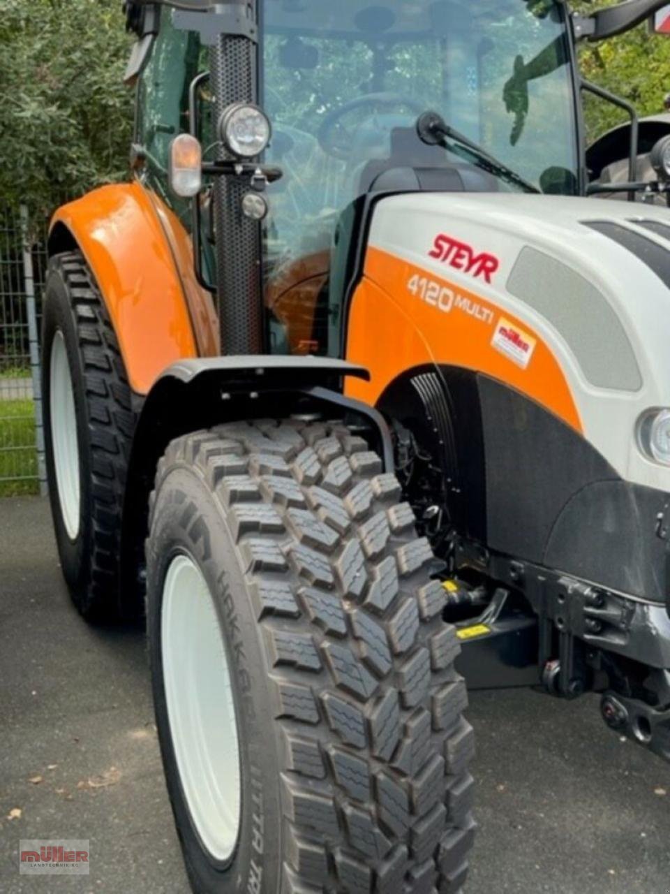 Traktor des Typs Steyr Multi 4120, Gebrauchtmaschine in Holzhausen (Bild 4)