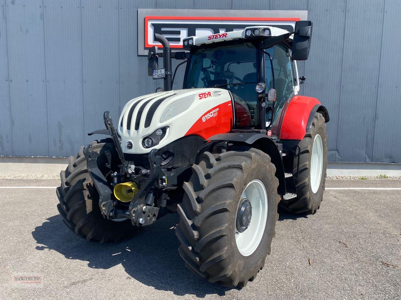 Traktor typu Steyr Profi 6150 CVT, Vorführmaschine v Tuntenhausen (Obrázek 2)