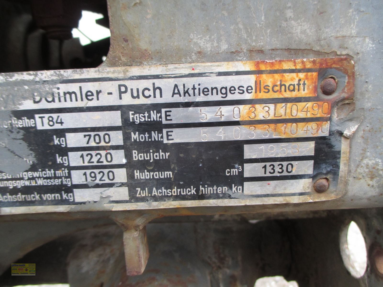 Traktor Türe ait Steyr T84, Gebrauchtmaschine içinde Eferding (resim 7)