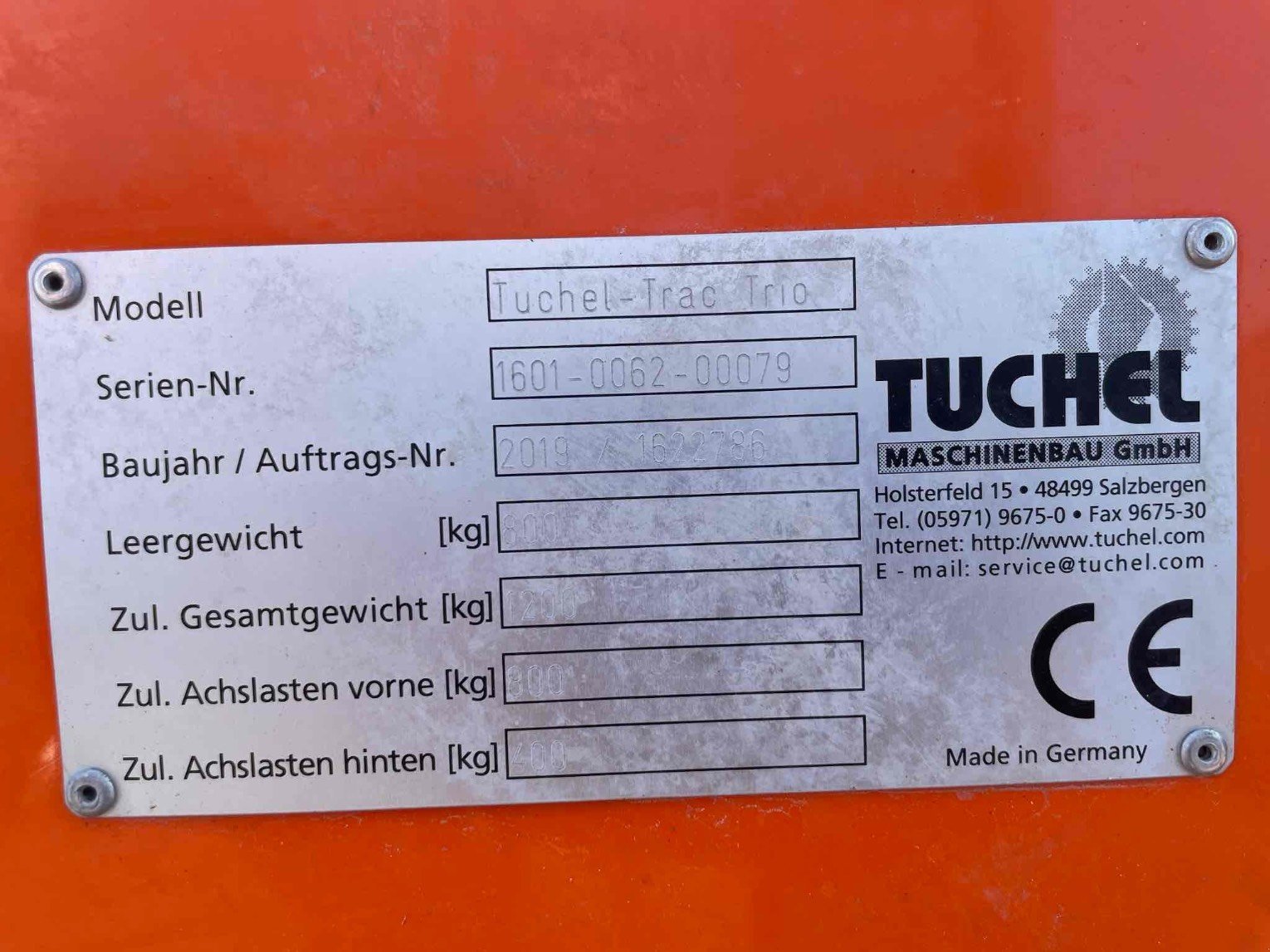 Traktor типа Tuchel MACHINE A LOGETTES TRAC TRIO, Gebrauchtmaschine в SAINT CLAIR SUR ELLE (Фотография 10)