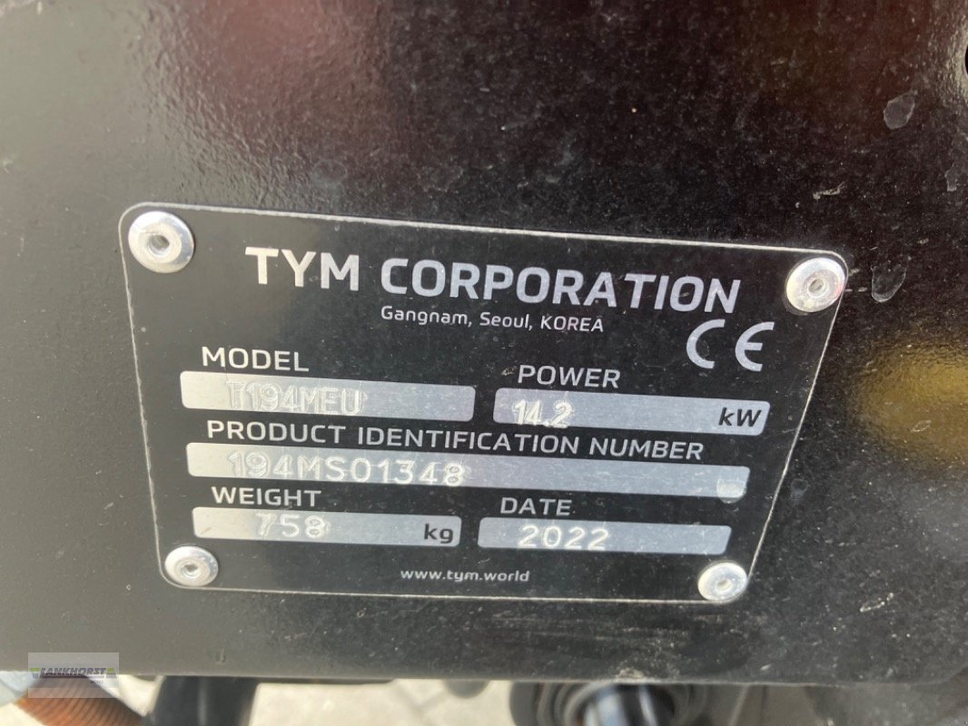 Traktor des Typs TYM T 194 HST, Neumaschine in Aurich (Bild 21)